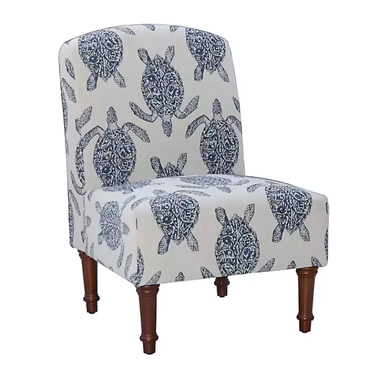 Sea Turtle Print Accent Chair>Kirklands Home Sale