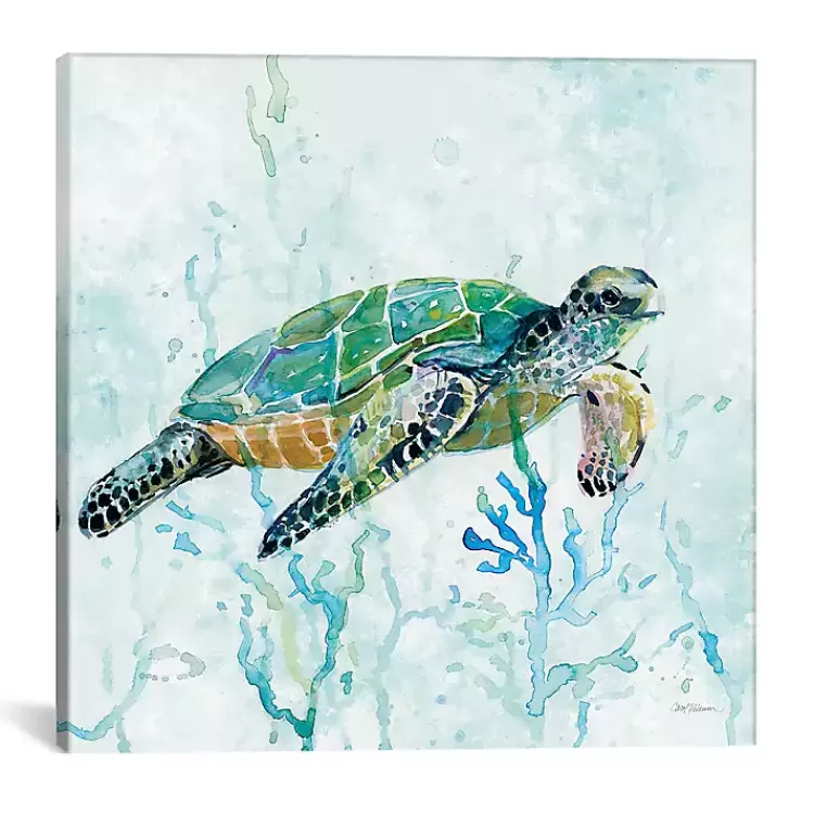 Sea Turtle Swim I Canvas Art Print>Kirklands Home Hot