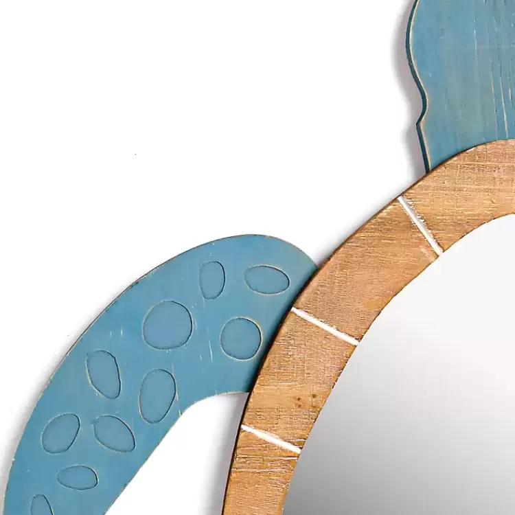 Sea Turtle Wood Wall Mirror>Kirklands Home Best Sale