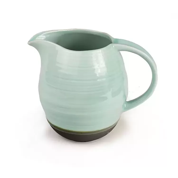 Seafoam and Onyx Serving Pitcher>Kirklands Home Online