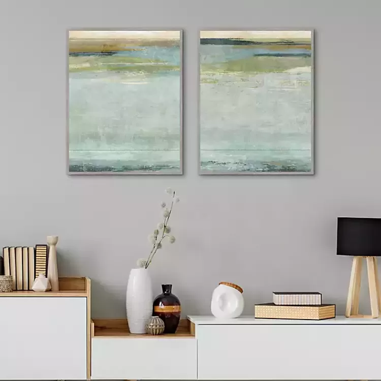 seafoam_framed_canvas_art_prints_set_of__3.webp Seafoam Framed Canvas Art Prints, Set of 2>Kirklands Home Outlet