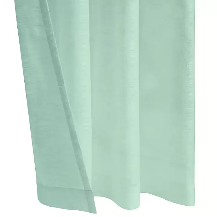 seafoam_green_boucle_sheer_curtain_panel__in_4.webp Seafoam Boucle Sheer Curtain Panel, 95 in.>Kirklands Home Best Sale