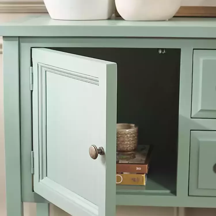 seafoam_green_drawer_charlotte_sideboard_8.webp Seafoam 4-Drawer Charlotte Sideboard>Kirklands Home Online