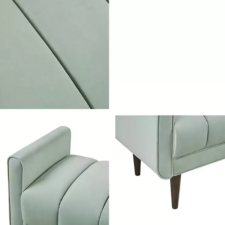 seafoam_green_velvet_bench_5.webp Seafoam Velvet Bench>Kirklands Home New