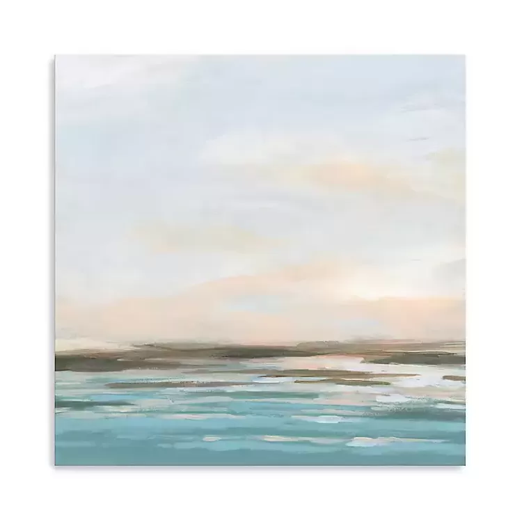 Seafoam Sunset Canvas Art Print>Kirklands Home Discount