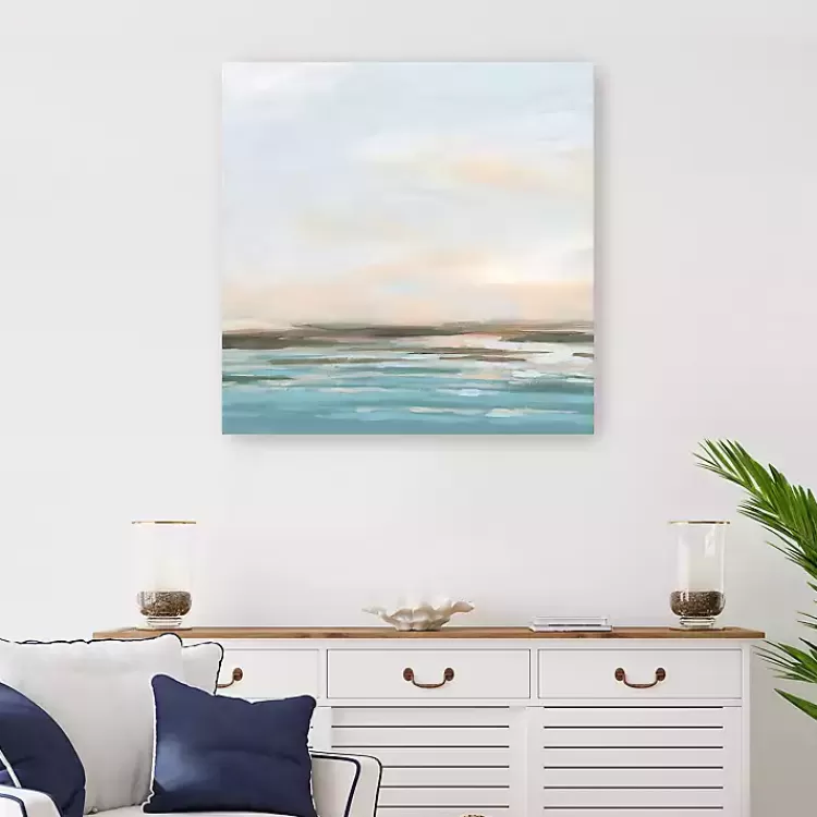 Seafoam Sunset Canvas Art Print>Kirklands Home Discount