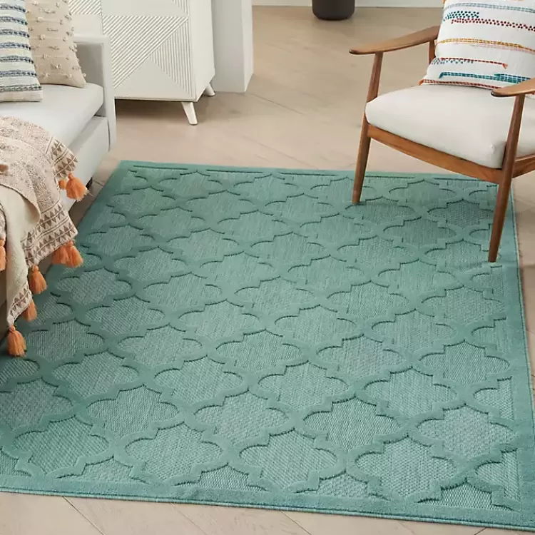 seaglass_trellis_outdoor_area_rug_x_5.webp Seaglass Trellis Outdoor Area Rug, 5x7>Kirklands Home Best Sale