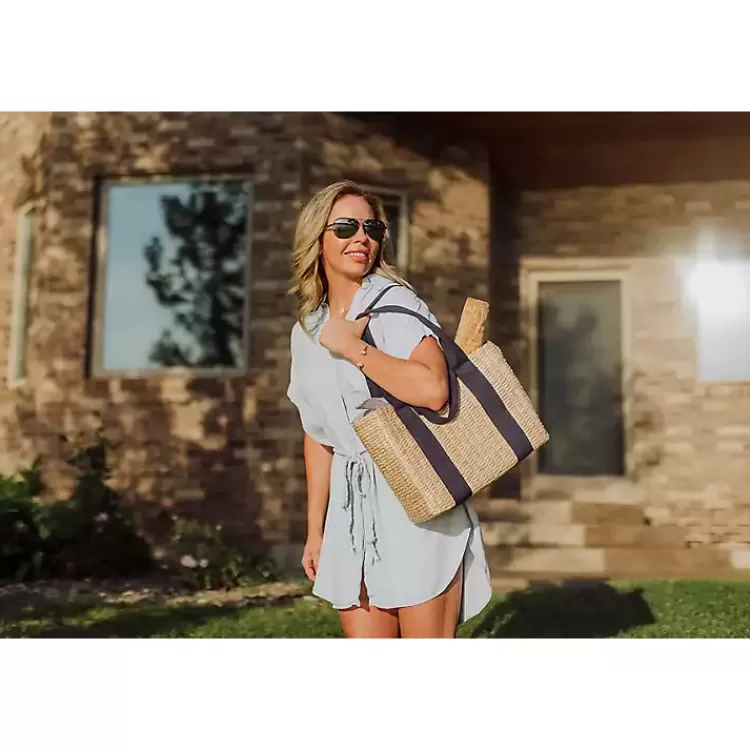 seagrass_navy_tie_top_picnic_basket_5.webp Seagrass Navy Tie Top Picnic Basket>Kirklands Home Fashion