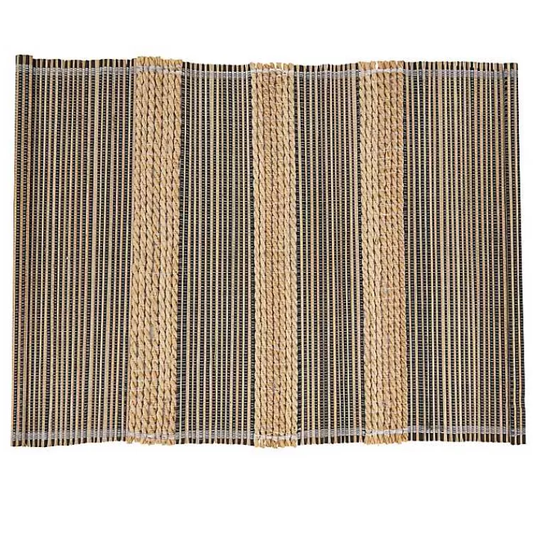 seagrass_striped_pc_placemat_set_2.webp Seagrass Striped 4-pc. Placemat Set>Kirklands Home Clearance