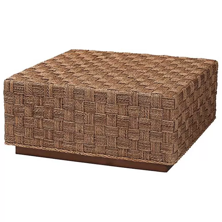Seagrass Wrapped Coffee Table>Kirklands Home Best Sale