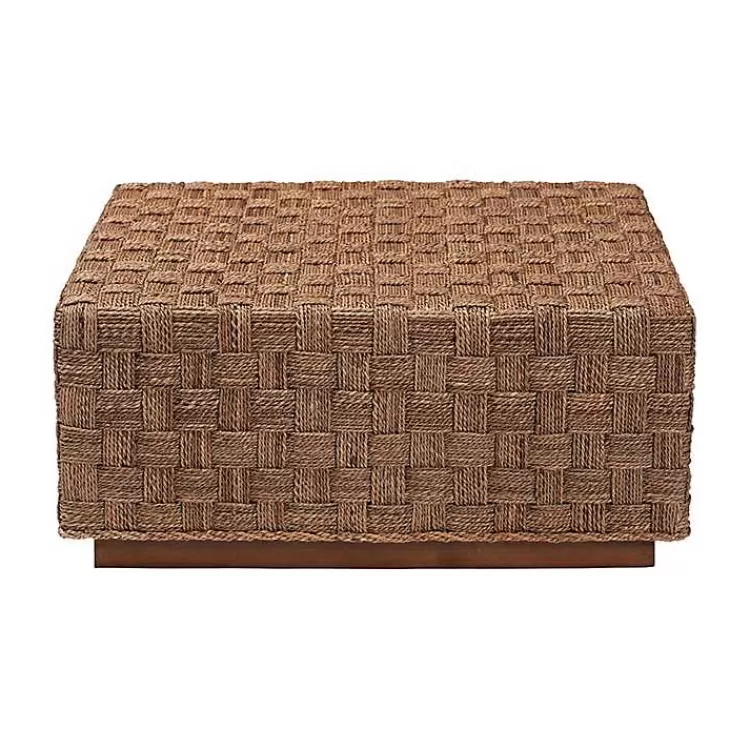 Seagrass Wrapped Coffee Table>Kirklands Home Best Sale