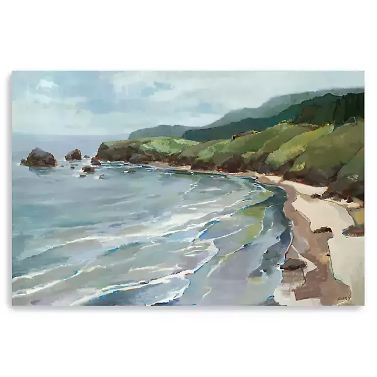 Seaside Cliffs Giclee Canvas Art Print, 60x40 in.>Kirklands Home Hot