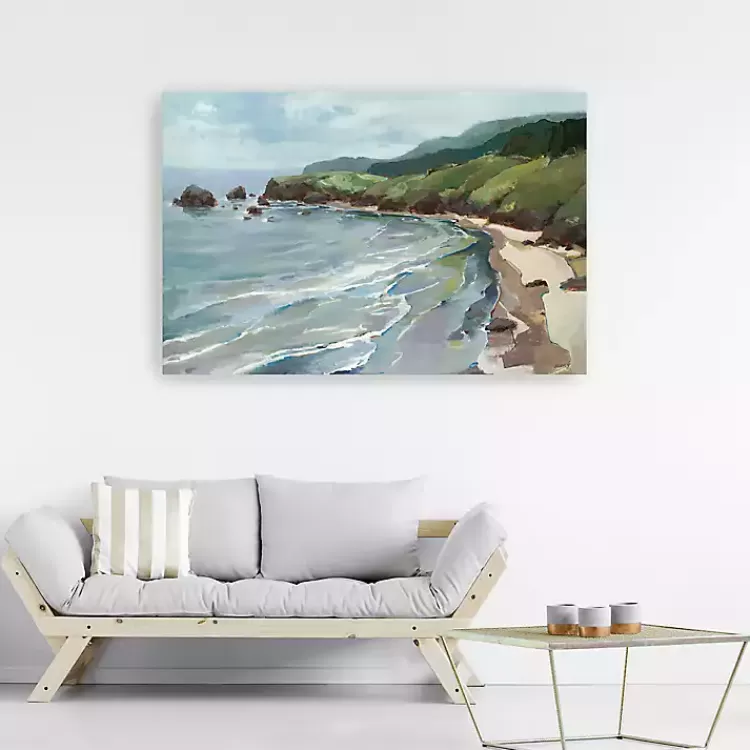 Seaside Cliffs Giclee Canvas Art Print, 60x40 in.>Kirklands Home Hot