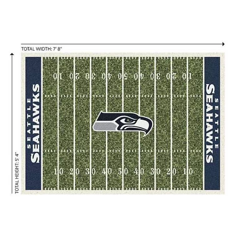 Seattle Seahawks Home Field Area Rug, 6x8>Kirklands Home Fashion