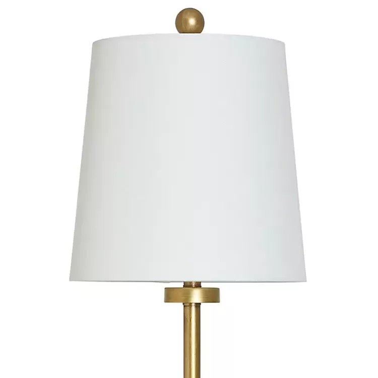 Seeded Glass & Metal Buffet Lamp>Kirklands Home Fashion