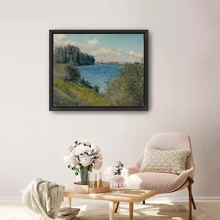 Seine at Argenteuil Framed Canvas Art Print>Kirklands Home Discount