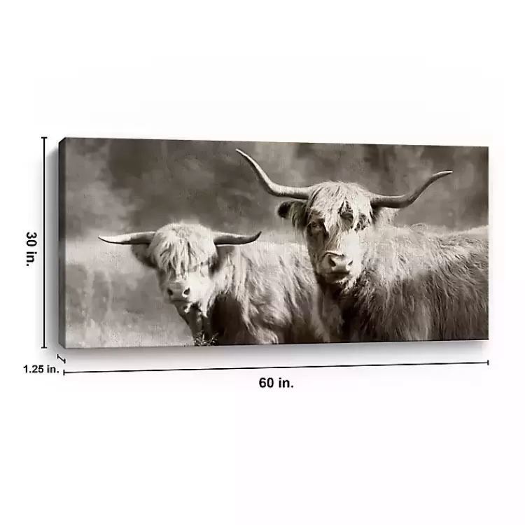 sepia_hairy_highland_canvas_art_print_2.webp Sepia Hairy Highland Canvas Art Print>Kirklands Home Outlet