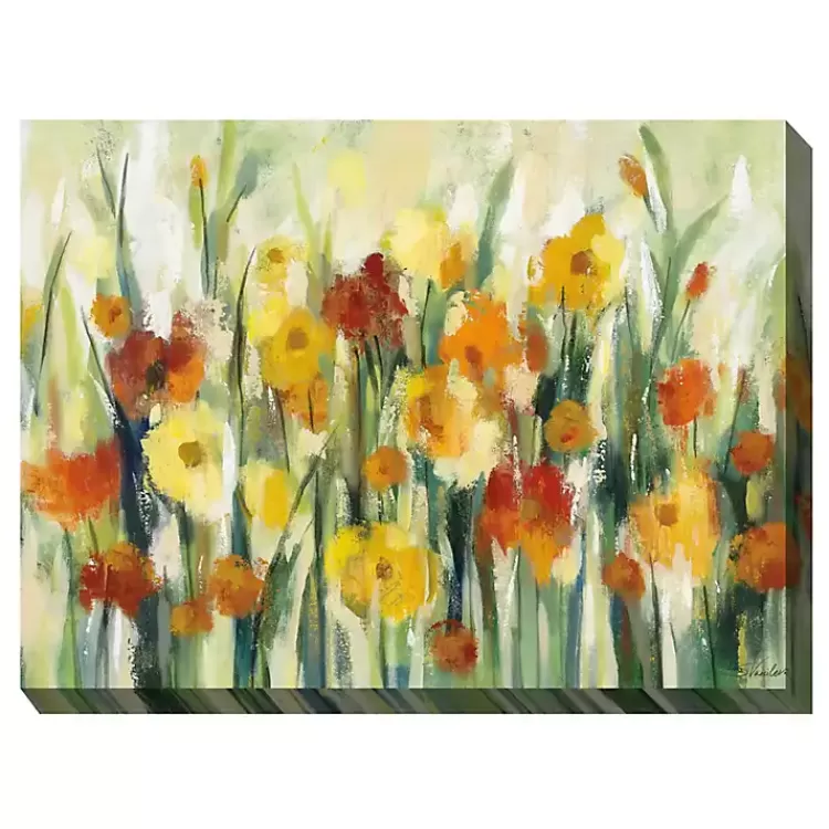 September Flowers Outdoor Canvas Art Print>Kirklands Home Hot