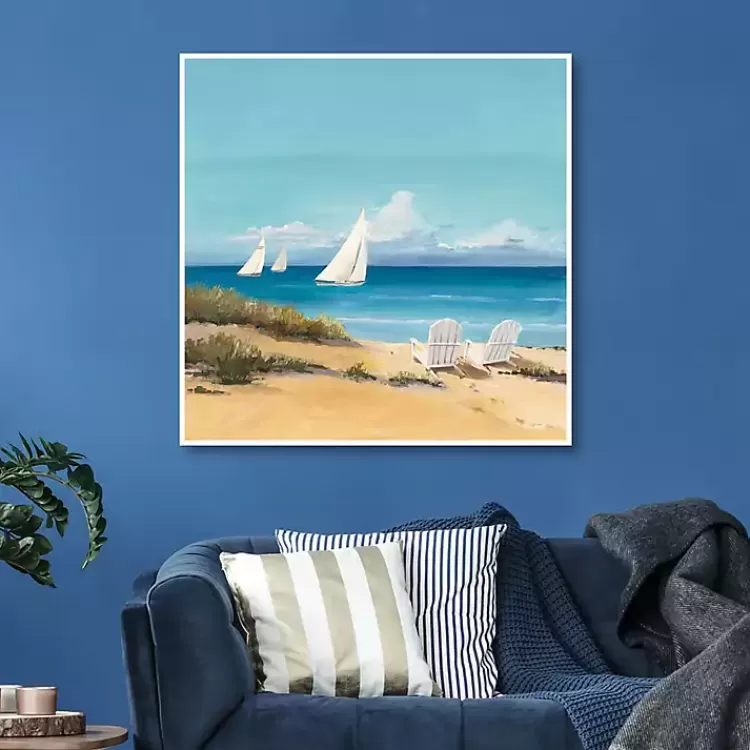 Setting Sail Framed Canvas Art Print>Kirklands Home Outlet