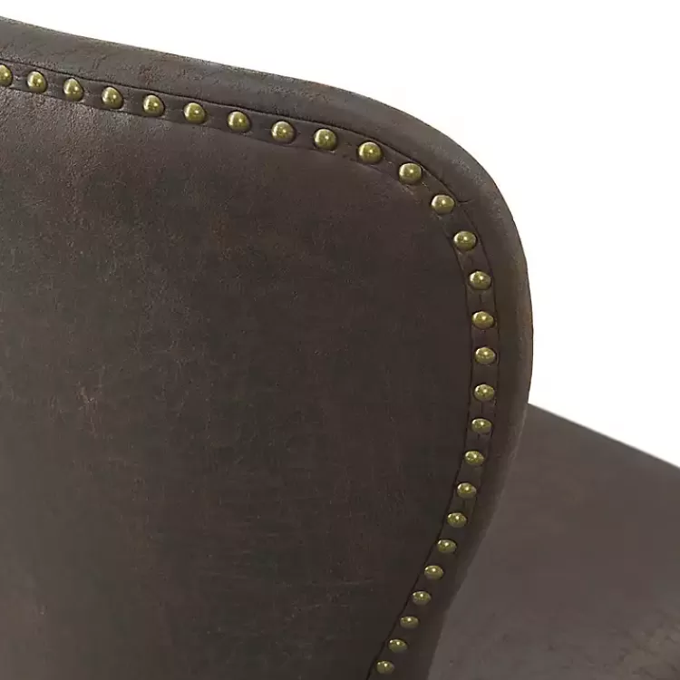 sevana_brown_faux_leather_dining_chairs_set_of__4.webp Sevana Faux Leather Dining Chairs, Set of 2>Kirklands Home Cheap