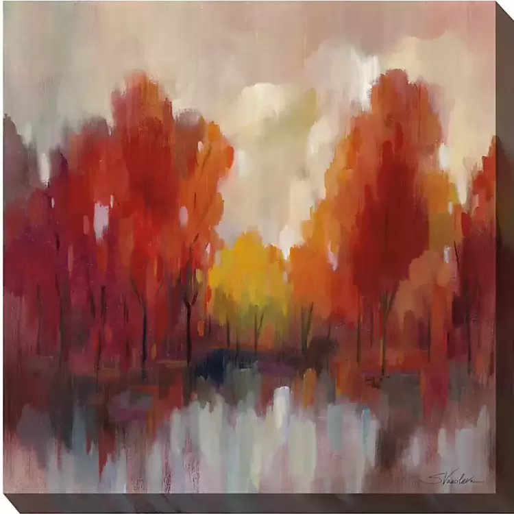 Shades of Fall Outdoor Canvas Art Print>Kirklands Home Flash Sale