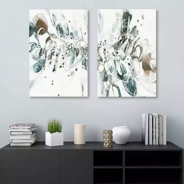 Shattered Glass Canvas Art Prints, Set of 2>Kirklands Home Clearance