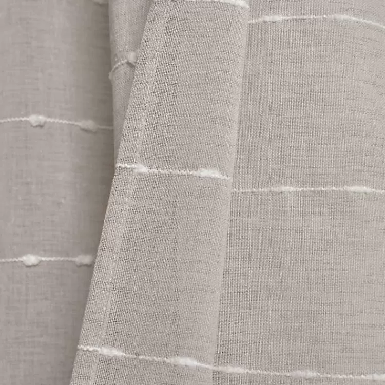 sheer_gray_textured_curtain_panel_set__in_6.webp Sheer Textured Curtain Panel Set, 84 in.>Kirklands Home Store