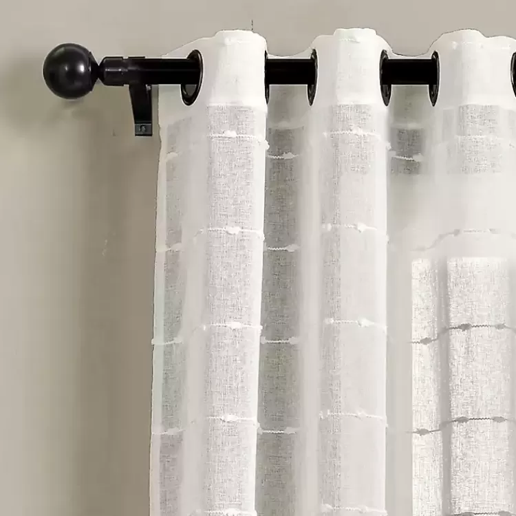 Sheer Textured Curtain Panel Set, 84 in>Kirklands Home Cheap