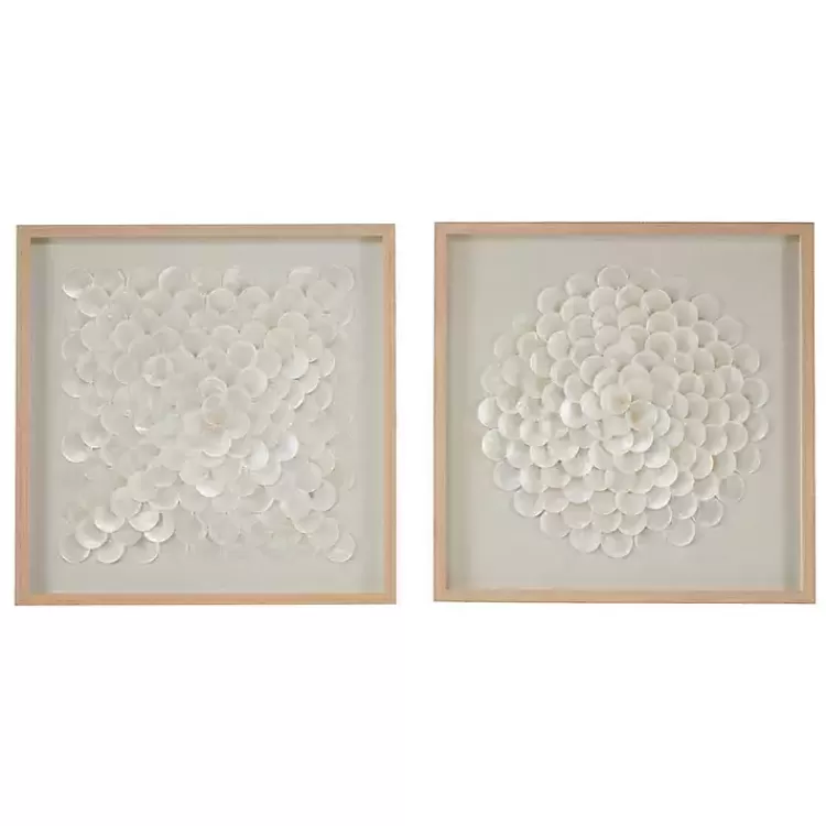 Shell Design Shadow Box 2-pc. Wall Art>Kirklands Home Outlet
