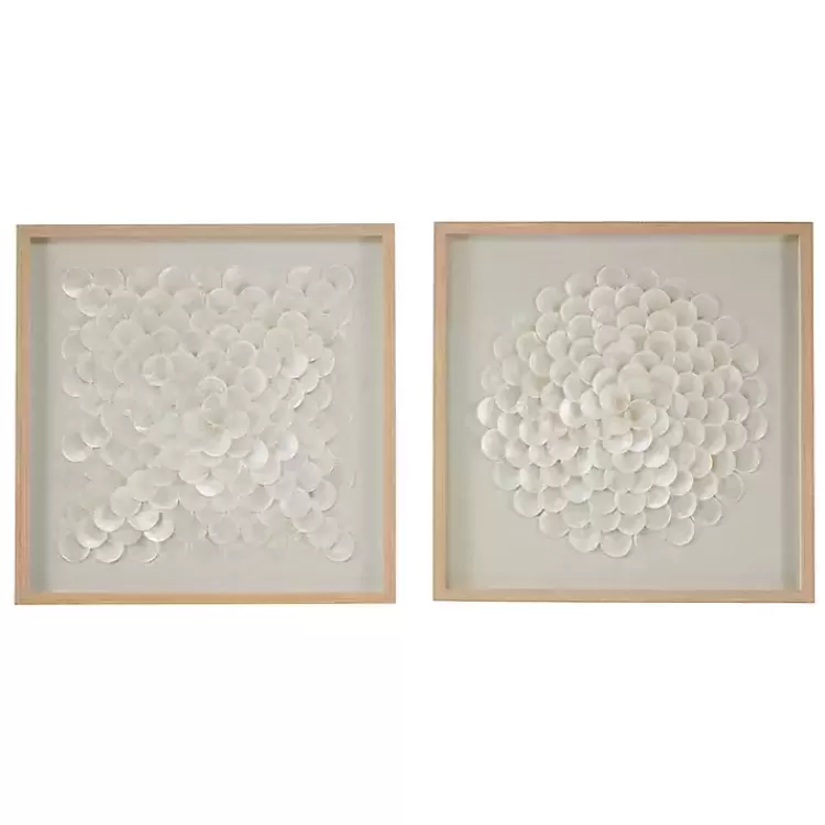 shell_design_shadow_box_pc_wall_art_5.webp Shell Design Shadow Box 2-pc. Wall Art>Kirklands Home Outlet