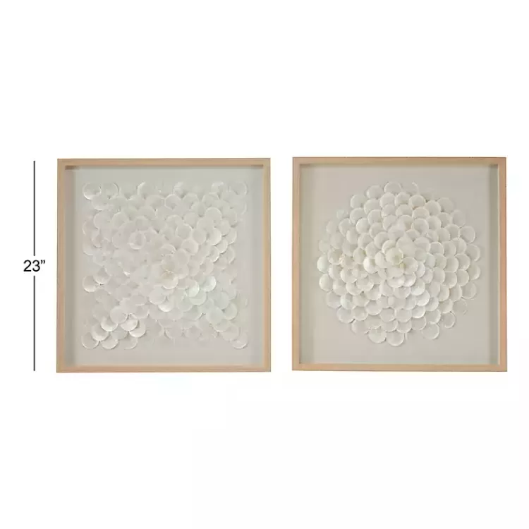 shell_design_shadow_box_pc_wall_art_6.webp Shell Design Shadow Box 2-pc. Wall Art>Kirklands Home Outlet