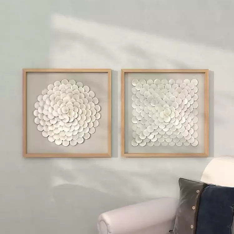 shell_design_shadow_box_pc_wall_art_7.webp Shell Design Shadow Box 2-pc. Wall Art>Kirklands Home Outlet