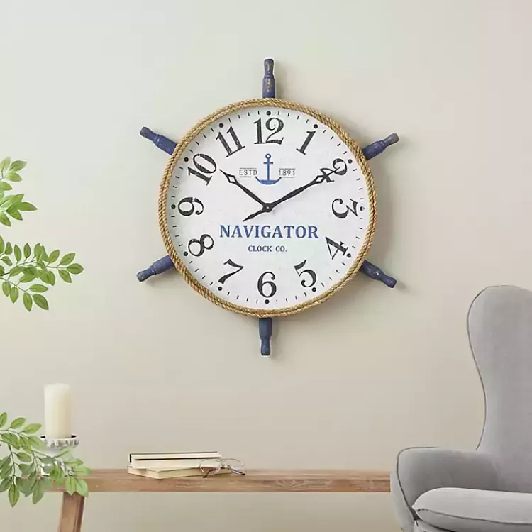 ship_wheel_wood_and_rope_wall_clock_6.webp Ship Wheel Wood and Rope Wall Clock>Kirklands Home Cheap