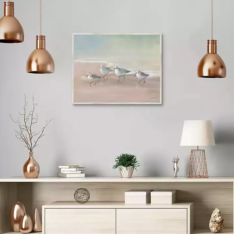 shorebirds_on_the_sand_framed_canvas_art_print_3.webp Shorebirds on the Sand Framed Canvas Art Print>Kirklands Home Online