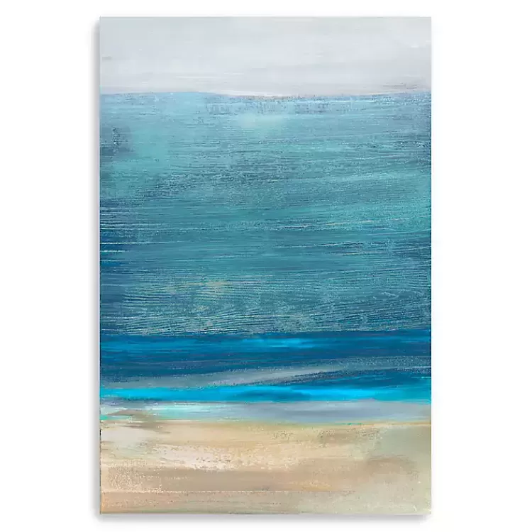 Shoreline Brushstrokes Canvas Art Print, 32x48 in.>Kirklands Home Shop