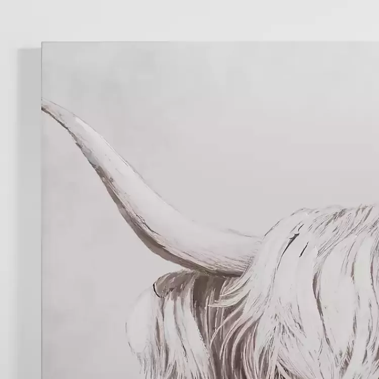 Shy Highland Cow Canvas Art Print>Kirklands Home Outlet