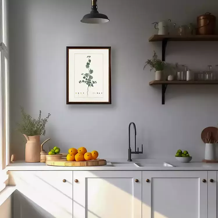 Sida Greenery Black Beaded Framed Art Print>Kirklands Home Hot