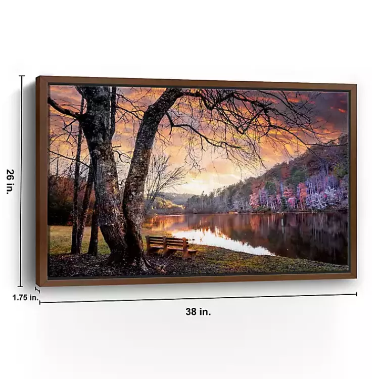 silence_of_sunset_framed_canvas_art_print_2.webp Silence of Sunset Framed Canvas Art Print>Kirklands Home Store
