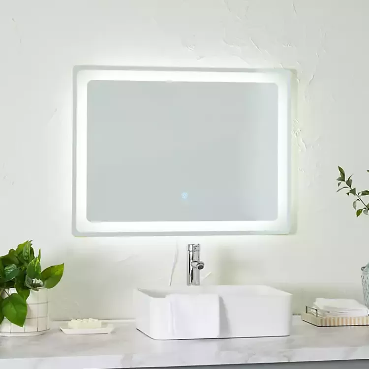 Silver Adjustable LED Wall Mirror>Kirklands Home Best Sale