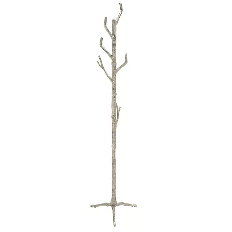 Silver Aluminum Tree Branch Coat Rack>Kirklands Home Hot