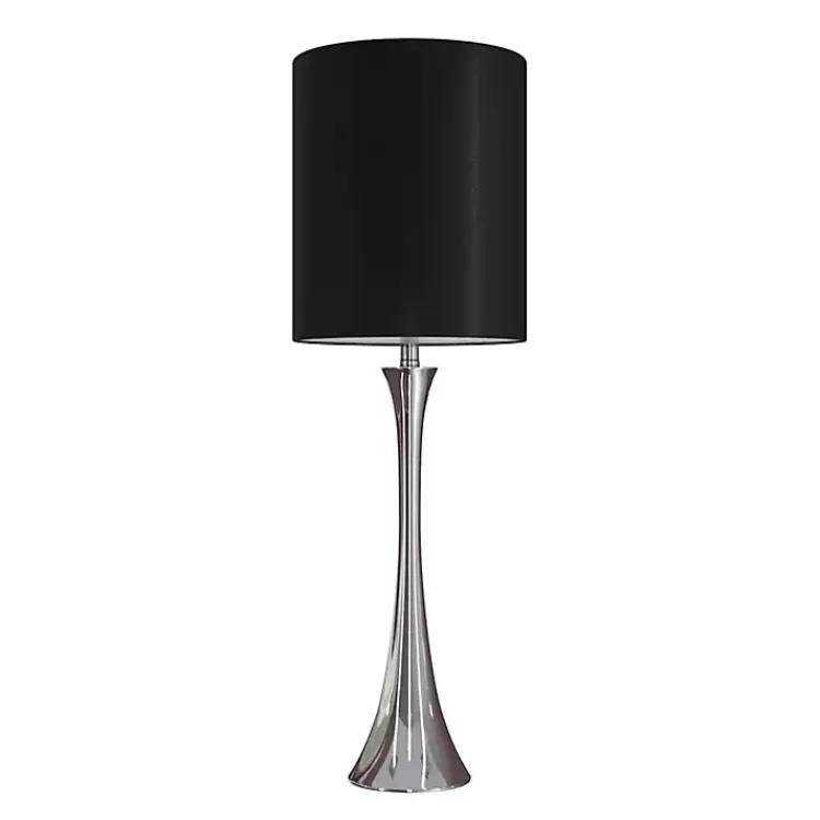 silver_and_black_tapered_table_lamps_set_of__2.webp Silver and Tapered Table Lamps, Set of 2>Kirklands Home Outlet