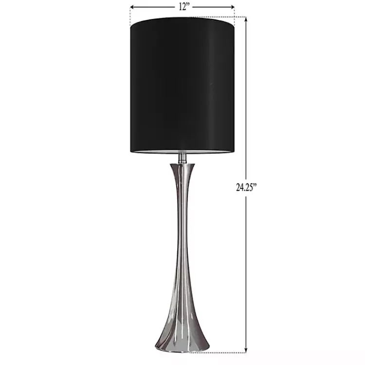 silver_and_black_tapered_table_lamps_set_of__7.webp Silver and Tapered Table Lamps, Set of 2>Kirklands Home Outlet