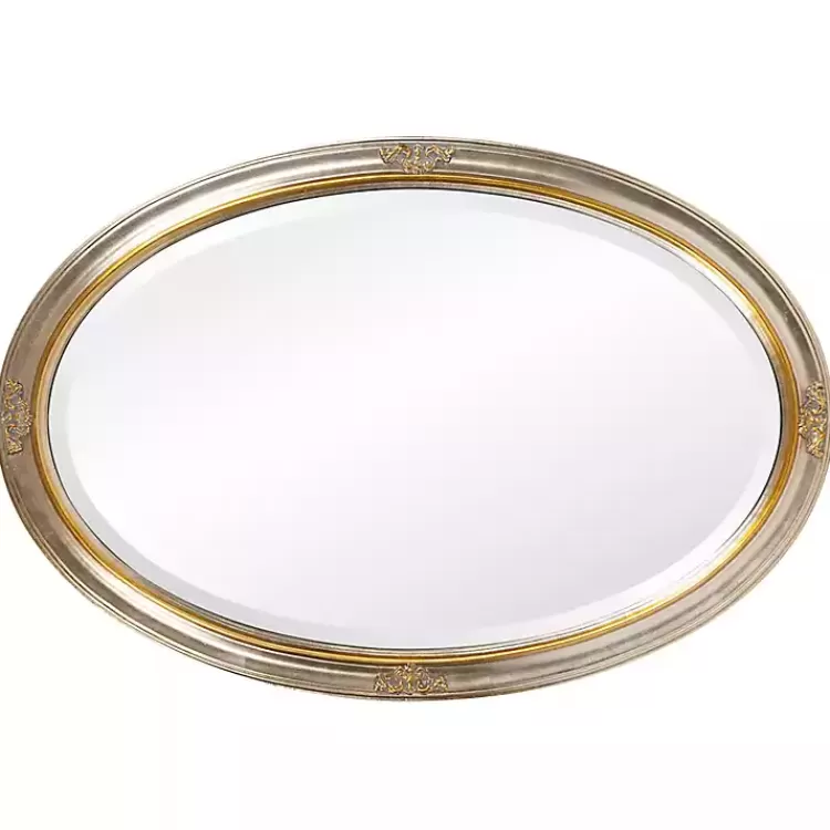silver_and_gold_carlton_oval_wall_mirror_3.webp Silver and Gold Carlton Oval Wall Mirror>Kirklands Home Store