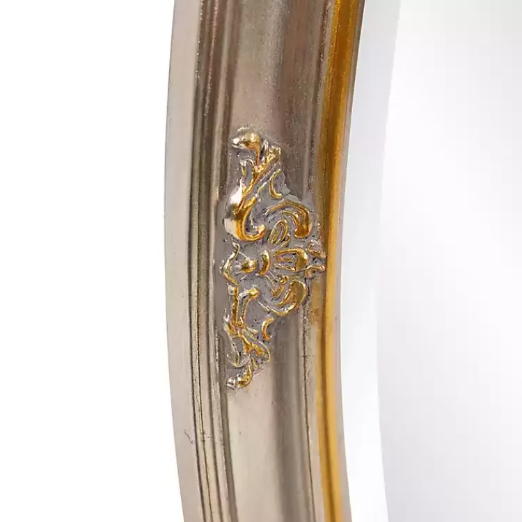 silver_and_gold_carlton_oval_wall_mirror_5.webp Silver and Gold Carlton Oval Wall Mirror>Kirklands Home Store