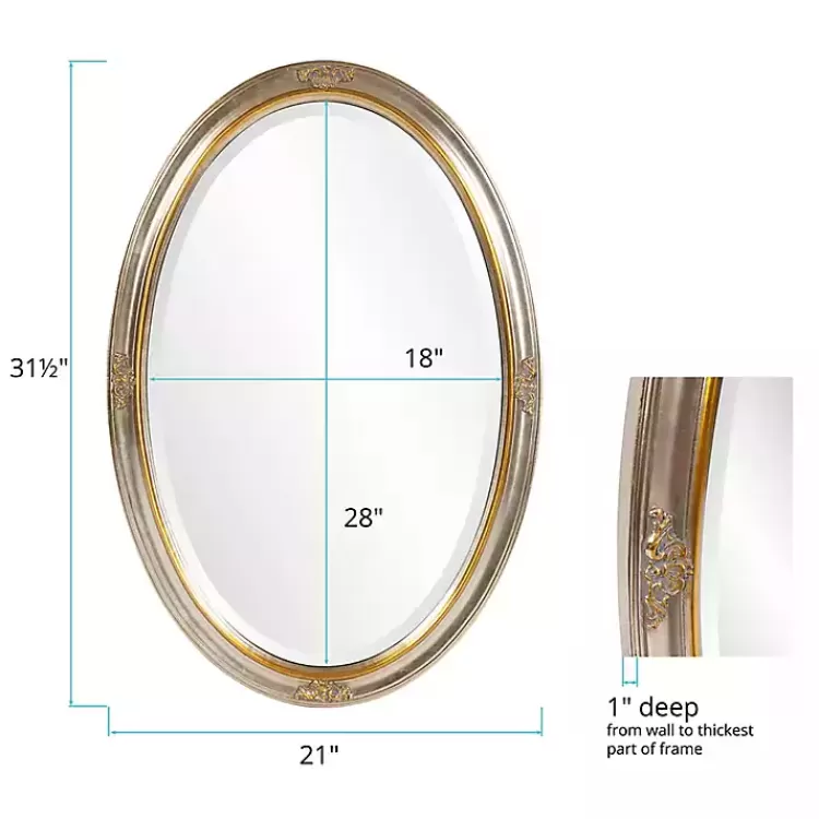 silver_and_gold_carlton_oval_wall_mirror_7.webp Silver and Gold Carlton Oval Wall Mirror>Kirklands Home Store