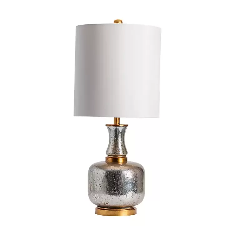 Silver and Gold Mercury Glass Table Lamp>Kirklands Home Cheap