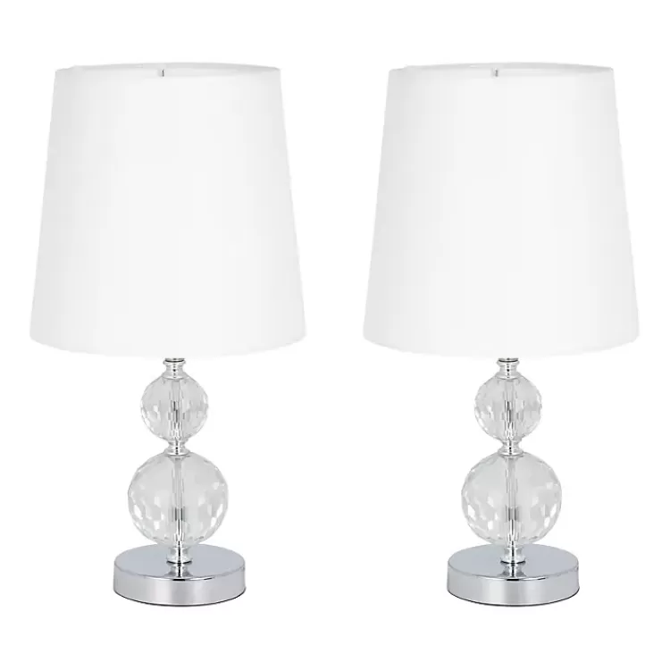 Silver Crystal Orb Table Lamps, Set of 2>Kirklands Home Best Sale