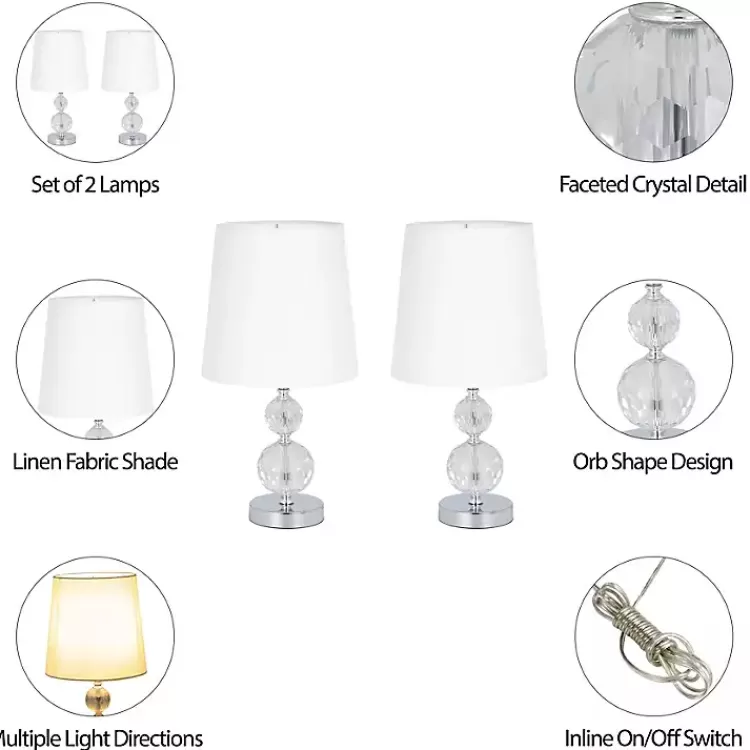 silver_crystal_orb_table_lamps_set_of__8.webp Silver Crystal Orb Table Lamps, Set of 2>Kirklands Home Best Sale