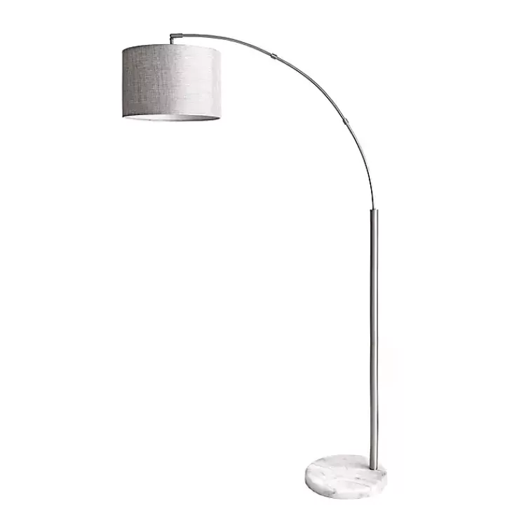 Curved Floor Lamp with Marble Base>Kirklands Home Sale