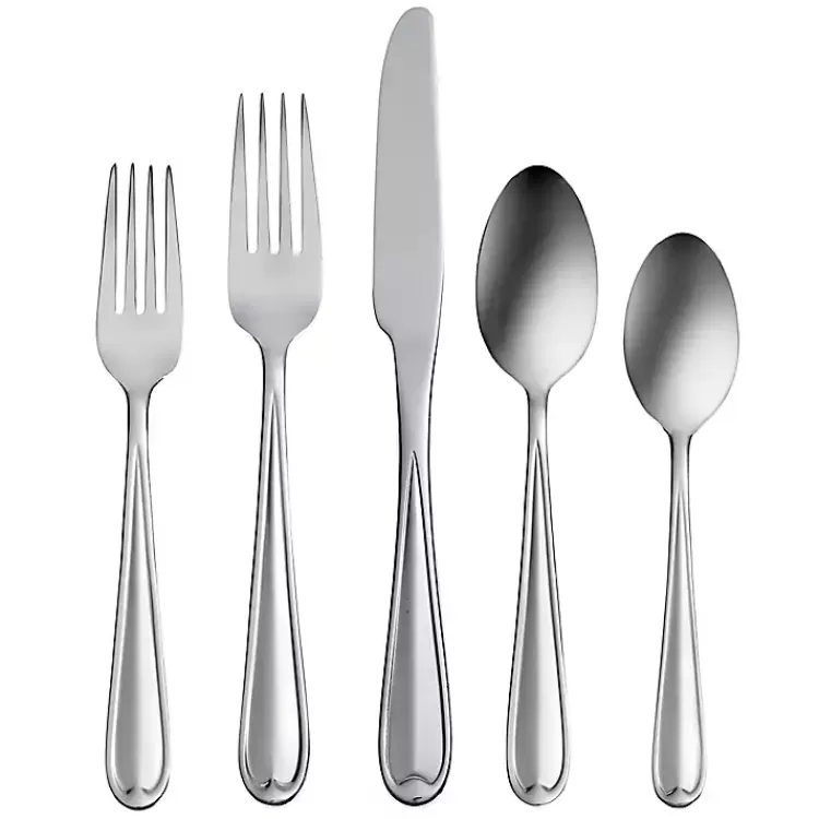 Silver Dylan 20-pc. Everyday Flatware Set>Kirklands Home New